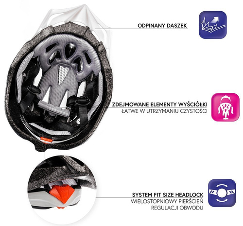 Fahrradhelm Meteor MV29 Drizzle XL 61-63 cm schwarz/neon grün