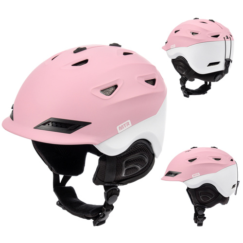Skihelm Meteor Montara L 58-61 cm weiß/rosa