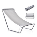 Meteor Slumber liegestuhl grau