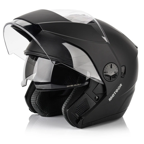 Motorradhelm Meteor Hekato M 57-58 cm schwarz