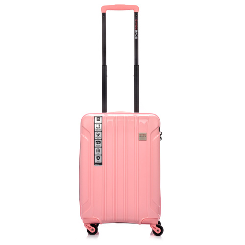 SwissBags Touristenkabinenkoffer 55cm Pink