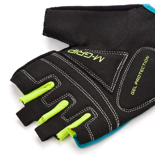 Fahrradhandschuhe Meteor Gel GX39 L dunkel grün-grün
