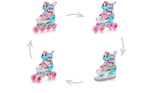 Inlineskates 4-in-1 Meteor für Kinder M 34-37 Rainbow
