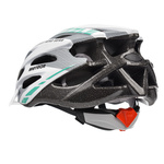 Fahrradhelm Meteor MV29 Drizzle M 55-58 cm weiß/grau/rosa