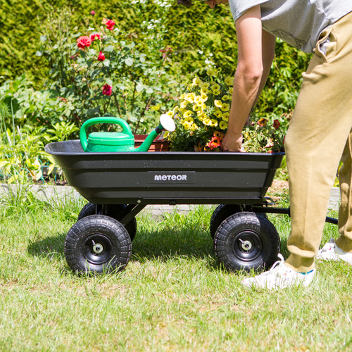 Der Kippwagen Meteor 3-in-1 schwarz