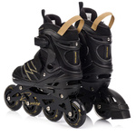 Inlineskates Meteor L 38-43 Buzzy schwarz/goldene Farbe