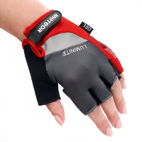 Radsporthandschuhe Meteor Gel GX33 XS rot