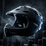 Fullface-Fahrradhelm Meteor Hydra M 55-58 cm schwarz