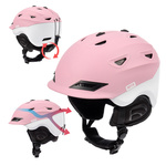 Skihelm Meteor Montara M 55-58 cm weiß/rosa