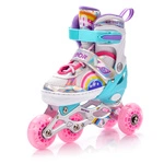 Inlineskates 4-in-1 Meteor für Kinder S 30-33 Rainbow