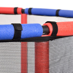 Trampolin für Kinder Meteor TRP-65P 140 cm blau/rot