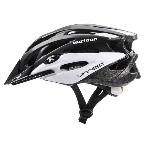 Fahrradhelm Meteor MV29 Unrest M 55-58 cm schwarz/weiß