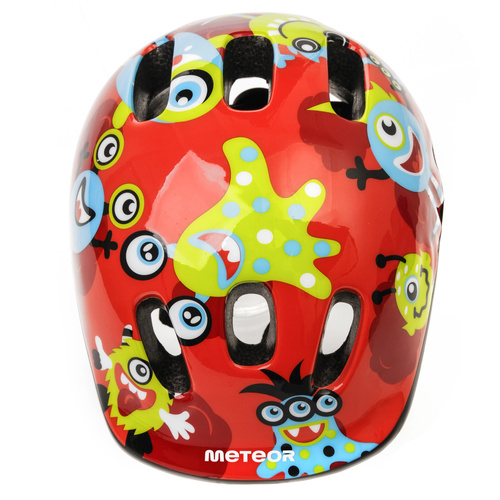 Kinderfahrradhelm Meteor MV6-2 XS 44-48 cm Monsters
