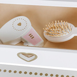 Schminktisch aus Holz mit Zubehör