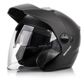 Motorradhelm Meteor Hekato L 59-60 cm schwarz