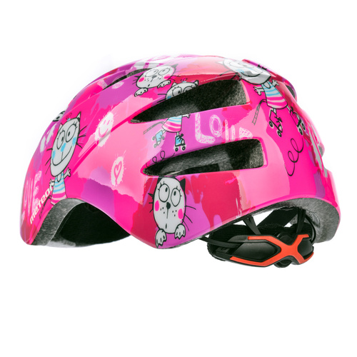 Kinderfahrradhelm Meteor PNY11 S 43-48 cm Cats