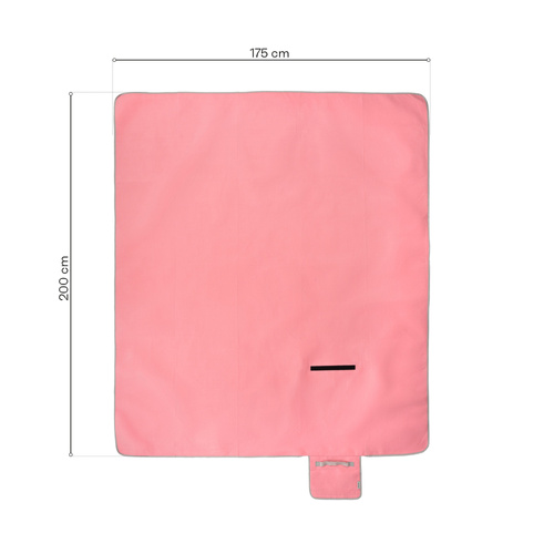 Picknickdecke Meteor XL 175x200 cm pink
