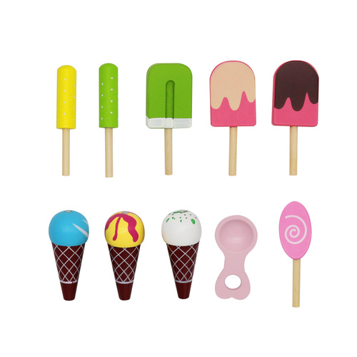 Eisdiele aus Holz auf Rollen