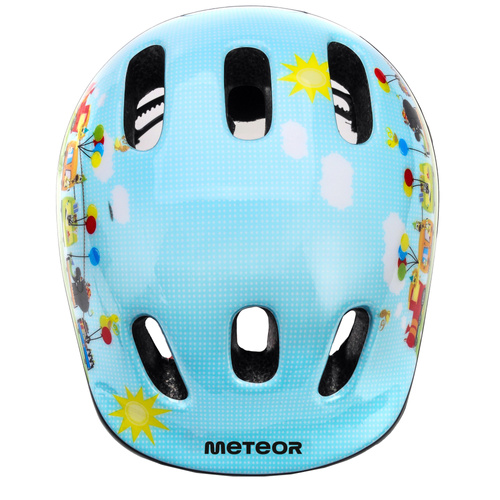 Kinderfahrradhelm Meteor MV6-2 S 48-52 cm Zug