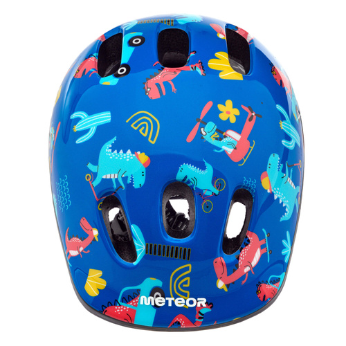 Kinderfahrradhelm Meteor MV6-2 S 48-52 cm Dinocars