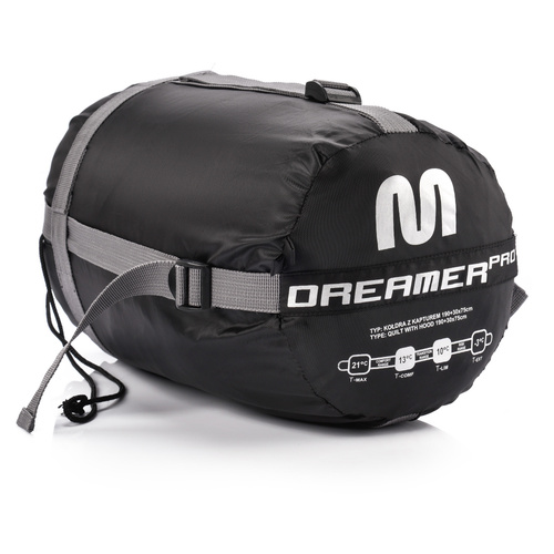 Meteor Dreamer Pro R Schlafsack schwarz