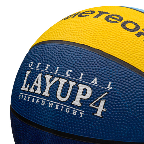 Basketball Meteor Layup 4 blau/gelb/blau