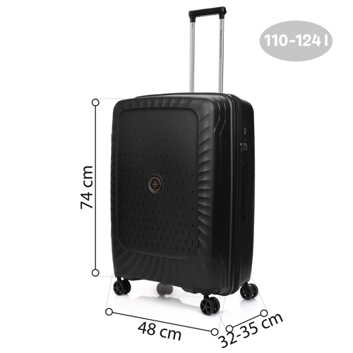 Grosses Etui SwissBags Ibiza 74 cm schwarz