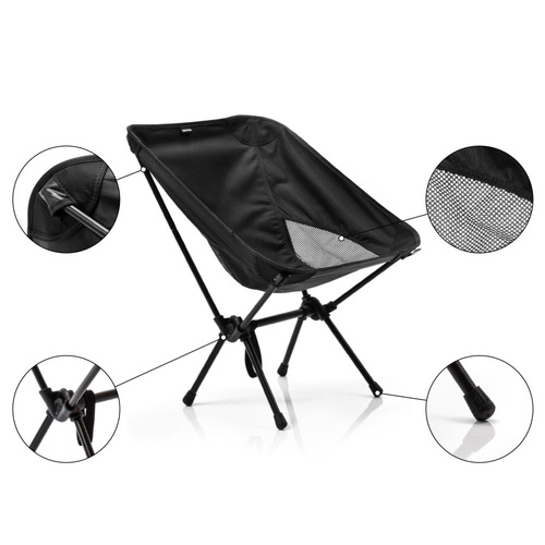 Meteor Schelp klappstuhl schwarz