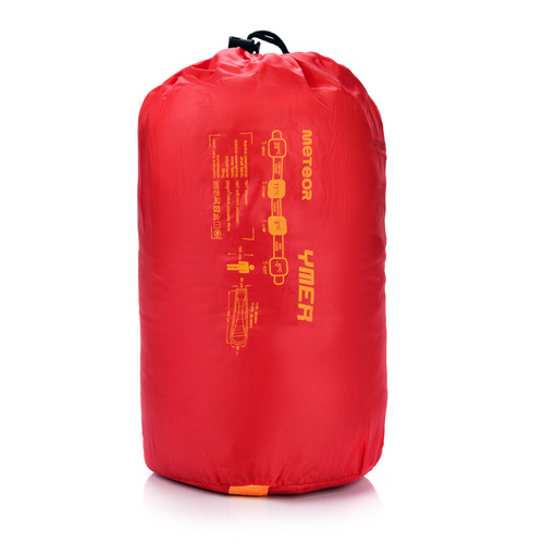 Schlafsack Meteor Ymer rot/orange