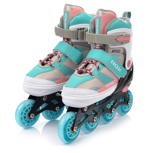 Inlineskates Meteor L 38-41 Rox pink/hellblau