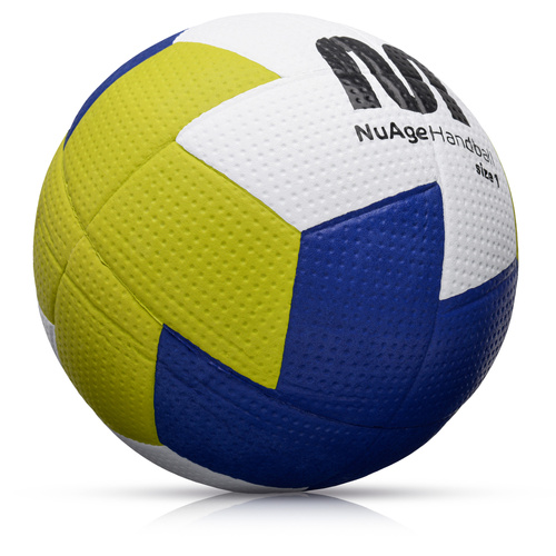 Handball Meteor Nuage junior 1 white/yellow/dark blue