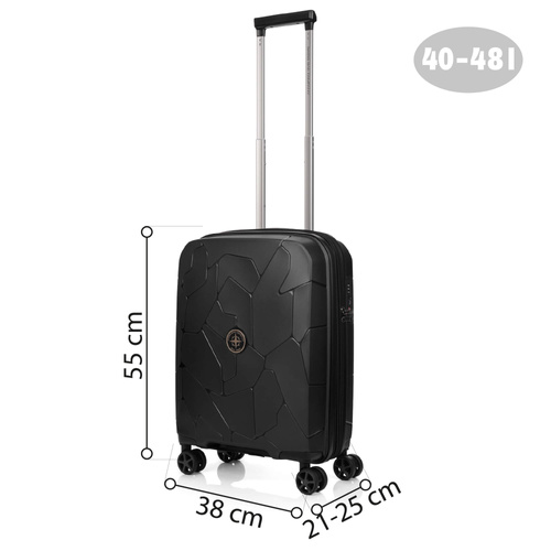 Swissbags Lava Handkoffer 55 cm schwarz