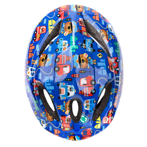Kinderfahrradhelm Meteor KS05 M 52-56 cm Safe city