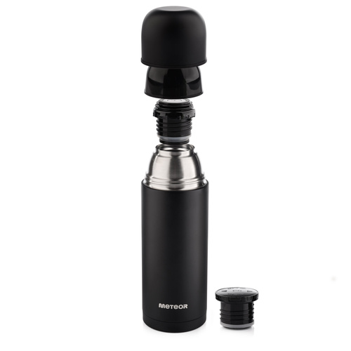 Thermobecher Meteor 1000 ml schwarz