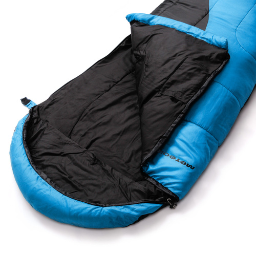 Schlafsack Meteor Samar R blau/schwarz