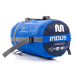 Schlafsack Meteor Indus R navy blau/blau