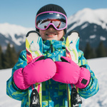 Winterhandschuhe Meteor Juna XS pink/schwarz