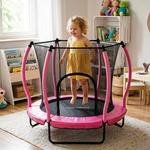 Trampolin für Kinder Meteor TRP-70 140 cm pink