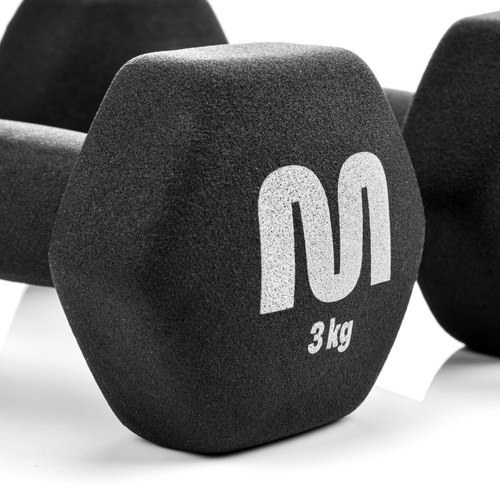 Gusseisenhantelset 2x3 kg Meteor