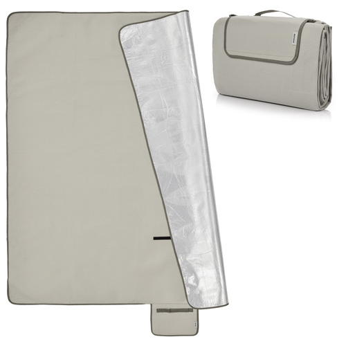 Picknickdecke Meteor 150x190 cm grau-beige