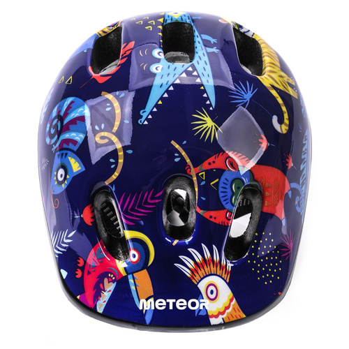 Kinderfahrradhelm Meteor MV6-2 XS 44-48 cm Dschungel