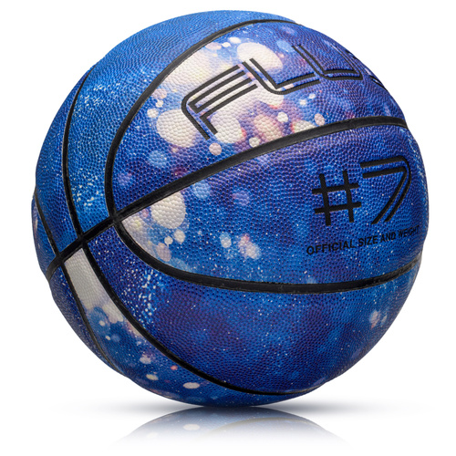 Basketball Meteor Fluo blau/weiß 7
