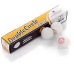 Double Circle Tischtennisbälle 6 Stk. weiß