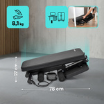 Trainingsbank Meteor verstellbar, bis 200 kg, mit Expandern