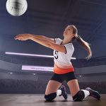 Meteor Knieschützer L schwarz