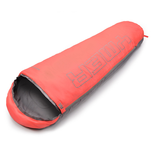 Schlafsack Meteor Ymer neon orange/grau
