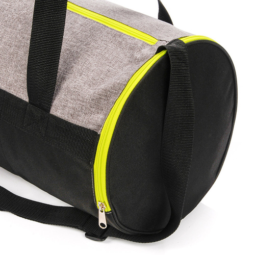 Meteor Siggy Fitnesstasche 25 l grau melange/neongrün