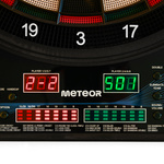 Elektronische Dartscheibe Meteor, 27 Spiele, 8 Spieler, 4-LED