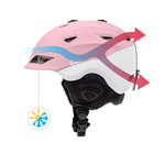 Skihelm Meteor Montara L 58-61 cm weiß/rosa