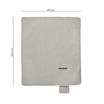 Picknickdecke Meteor XL 175x200 cm grau-beige
